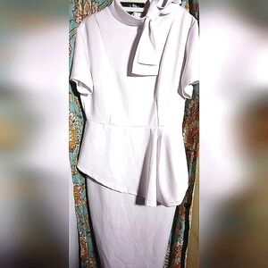 Ladies Formal White Dress Mother of the Bride NWOT